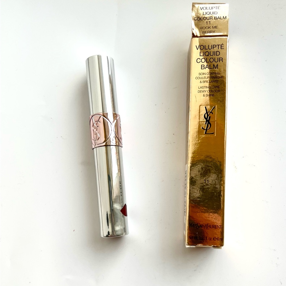 Yves Saint Laurent ~ 11 Hook Me Berry YSL Volupte Liquid Colour Balm New In Box